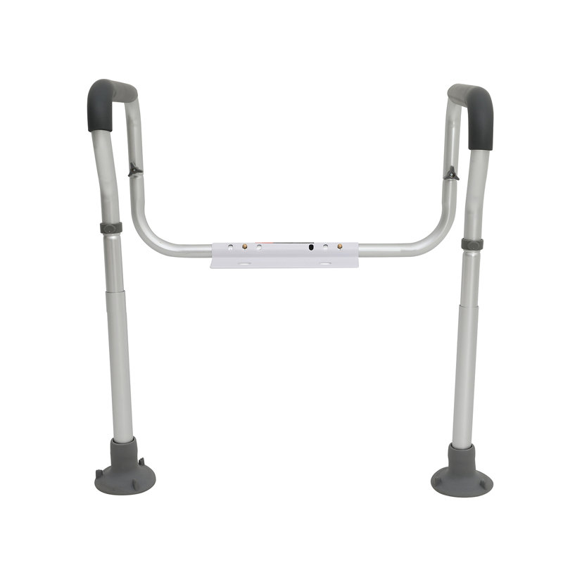 Adjustable Aluminum Toilet Safety Frame with Handrails