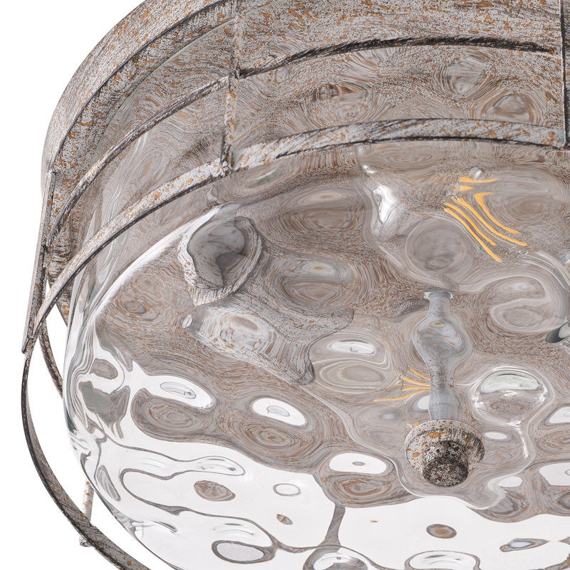 Eliseo Glass Flush Mount