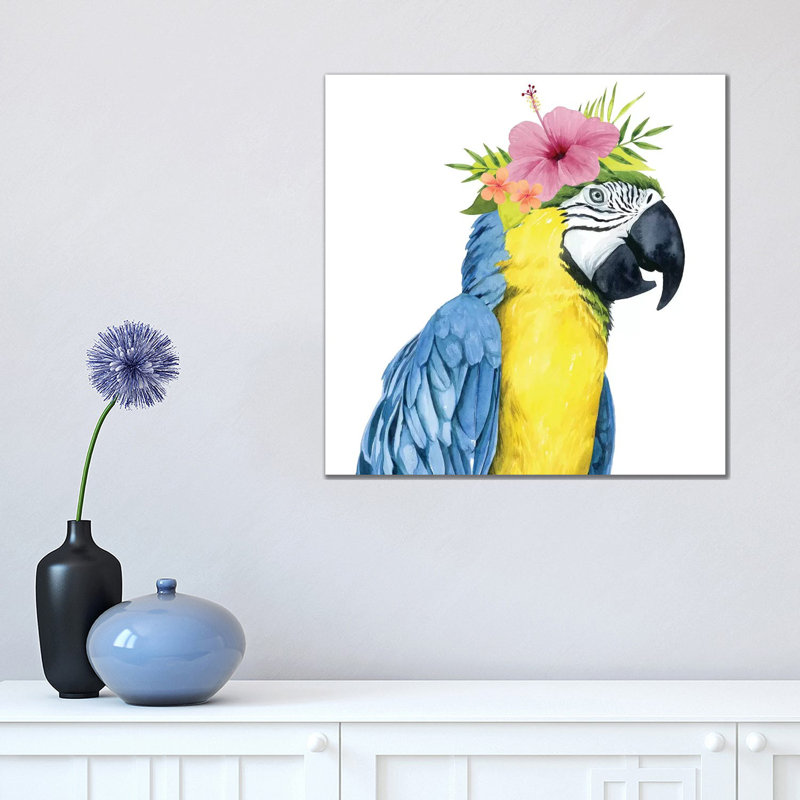 Tropical Halo II by Grace Popp - Wrapped Canvas Print, 45.72 cm H x 45.72 cm W x 1.91 cm D