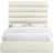 Tissu chenille crème sélectionné