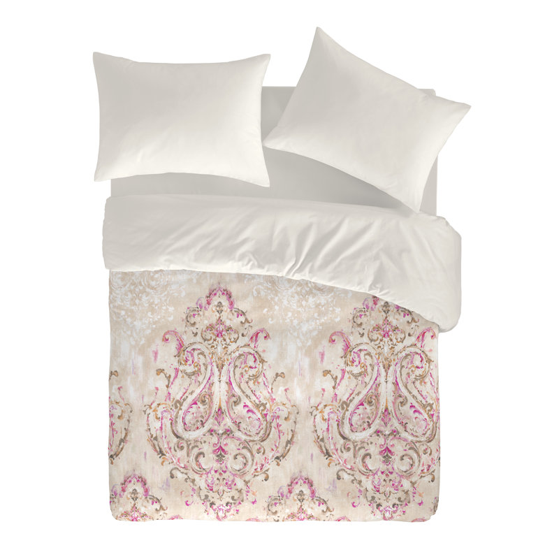 Izamal Duvet Cover, Beige, King Duvet Cover