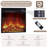 60" Fireplace TV Stand with Storage-94106841