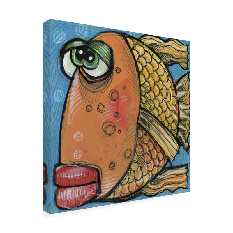 «Fish 5 2019» par Tim Nyberg, impression sur toile tendue, H 14 po x l 14 po