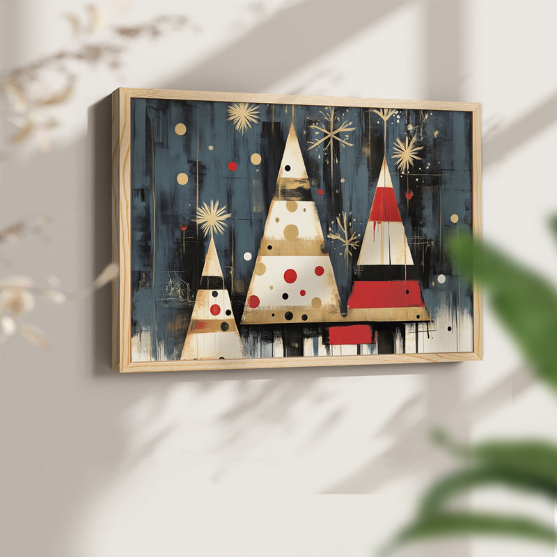 Art de Noël - DCCLxx - Reproduction encadrée - Restickable, H 16 po x l 20 po, Naturel
