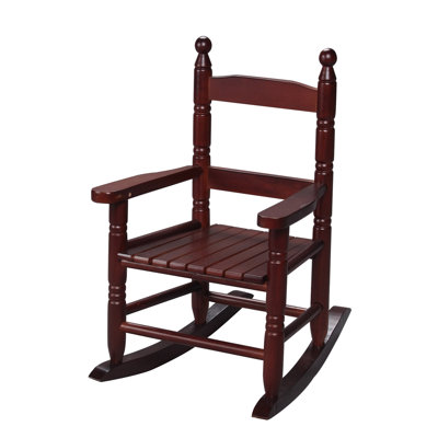 Chaise berçante pour enfant à lattes Baheejah