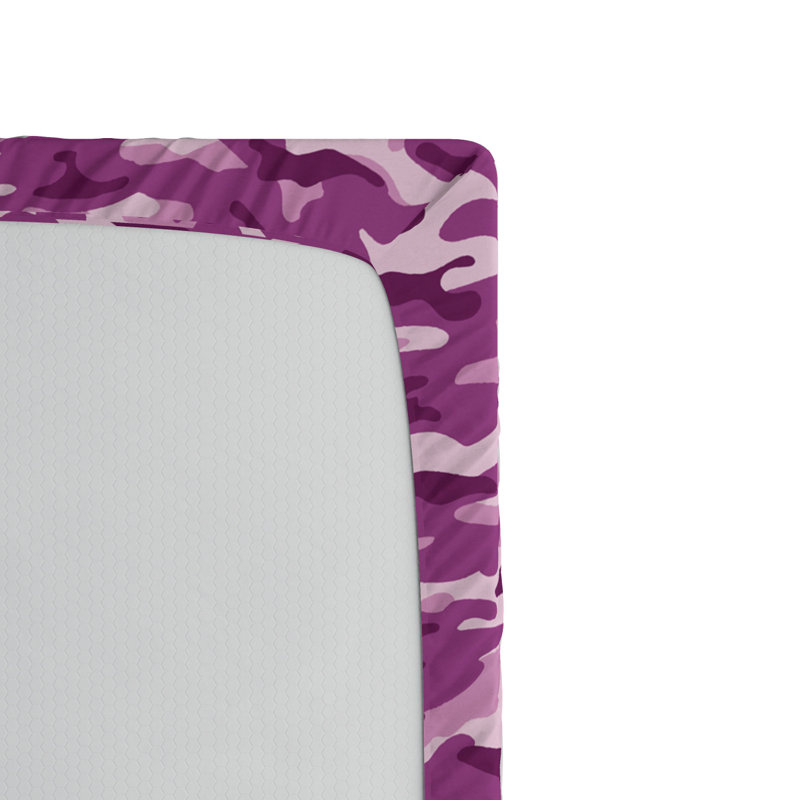 Microfiber Fitted Sheet, Twin Fitted Sheet, Camouflage