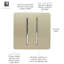 Trendi Switch 2 Gang 1 or 2 way Rocker Light Switch-86175376