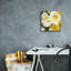 Art mural sur toile Epic Graffiti «White Anemones Up Close» par Shirley Novak-103919220