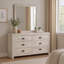 Ensemble de chambre à coucher Grunwald Queen 5 pièces en chêne rustique-1411011672-1411011673