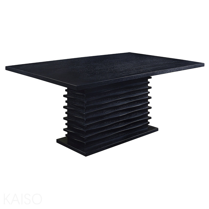 Black Rectangle Dining Table