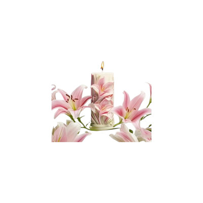White Silicone Tulip Candle Mold
