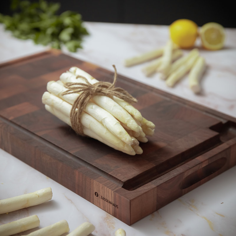 Zassenhaus Walnut End Grain Butcher Block, 12" W x 21" L