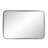 Simone Rectangular Stainless Steel Mirror