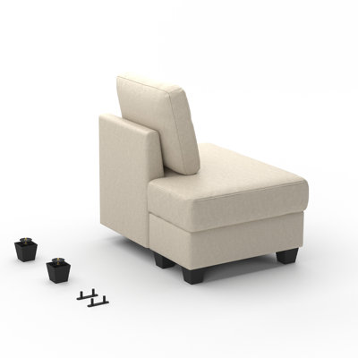 Repose-pieds gauche en similicuir