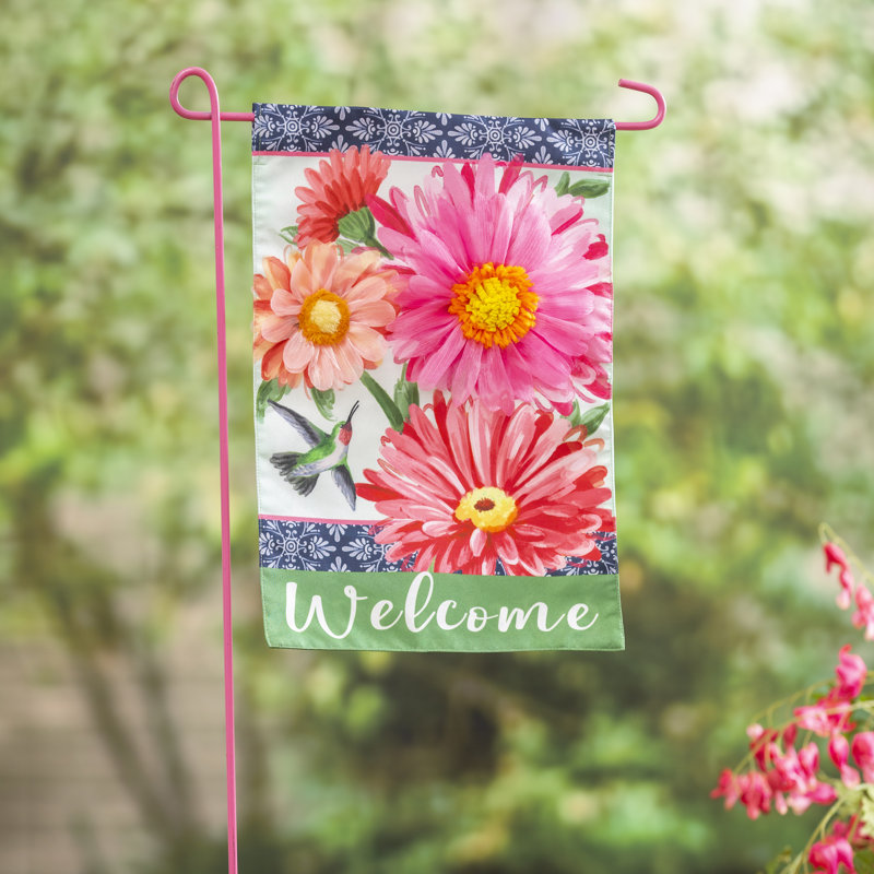 Drapeau de jardin à 2 côtés en polyester 18 x 12,5 po
