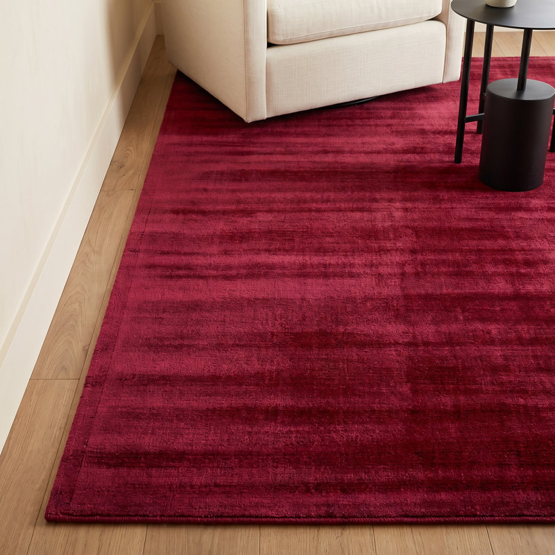 Fennel Viscose Indoor Rug, Rectangle 6' x 9'