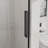 Sliding Shower Door 6mm Tempered Glass Modern Design Bathtub Use