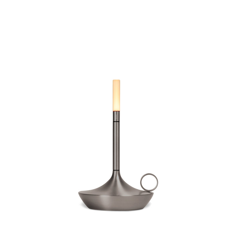 Graphite Portable Rechargeable LED Table Lamp