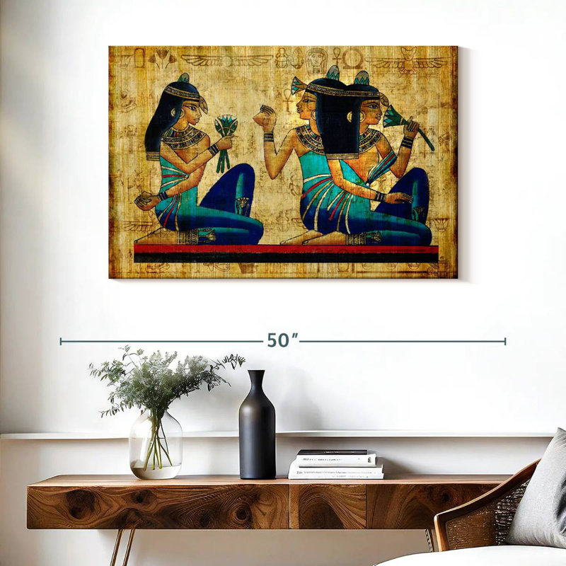 Keiri Ancient Egyptian Parchment, 26" H x 39" W