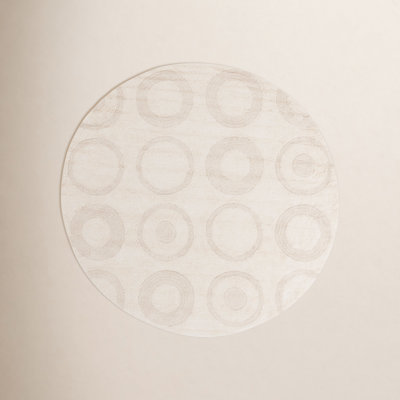 Mullen Ivory Washable Hand-Woven Cotton Rug
