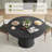 47" Round Dining Table With Stronge Drawer-1925836525