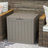 SunnyDaze Decor Lockable Outdoor Small Deck Box with Storage and Side Handles - 32-Gal. - Driftwood-71083069