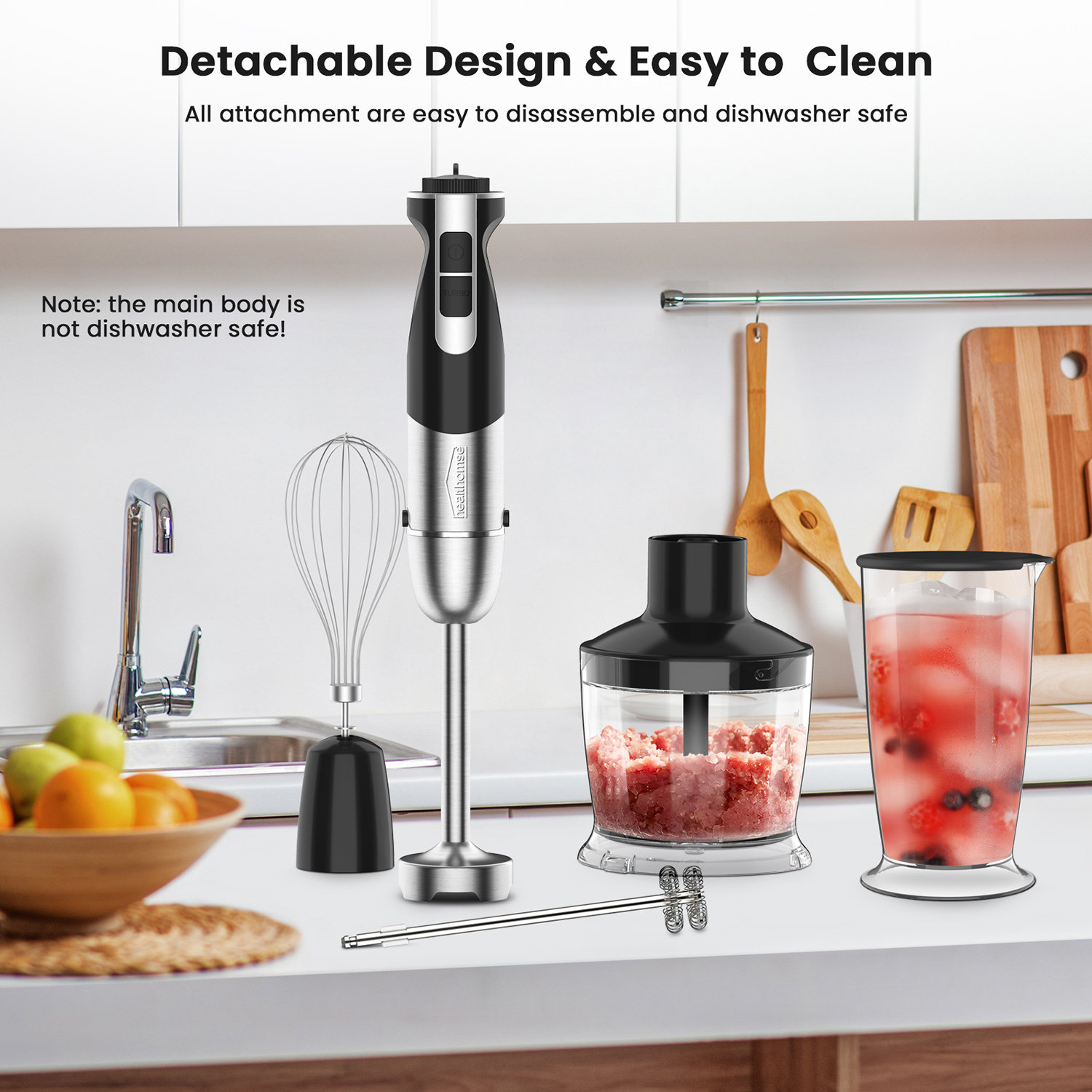 Healthomse 12 Speed Hand Immersion Blender & Reviews Wayfair