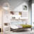 Murphy Bed With Open Shelves, Storage Drawers, Built-in Wardrobe And Table