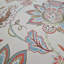 Papier peint à motif floral beige avec motif floral cachemire beige Monarchos bohémien