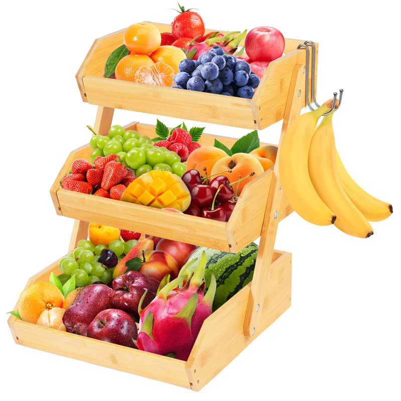 Lily Manor Manufactured Wood Picnic Basket