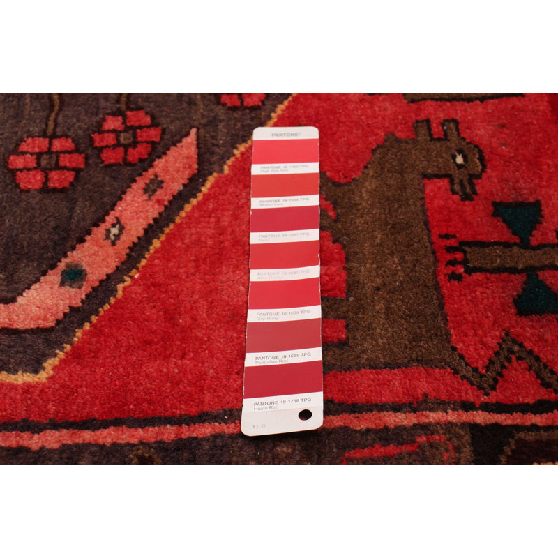Tapis de couloir unique en laine 3 pi 6 po x 10 pi 0 po Anadol