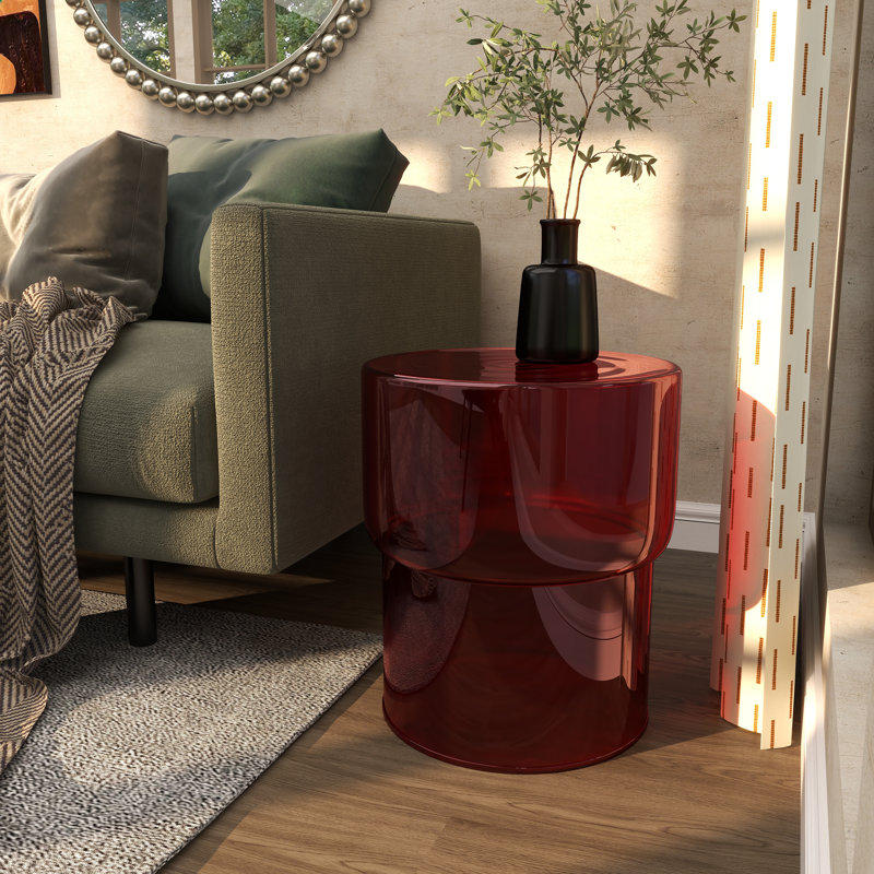 Table de bout Mayah, Rouge