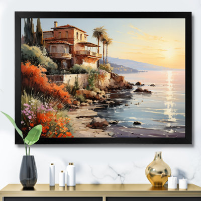 " Spain Sunset Coastilne "