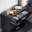 Arkadij 4 - Drawer High Gloss Chest of Drawers With Metal Runners, Modern Bedroom Storage Cabinet-617686985