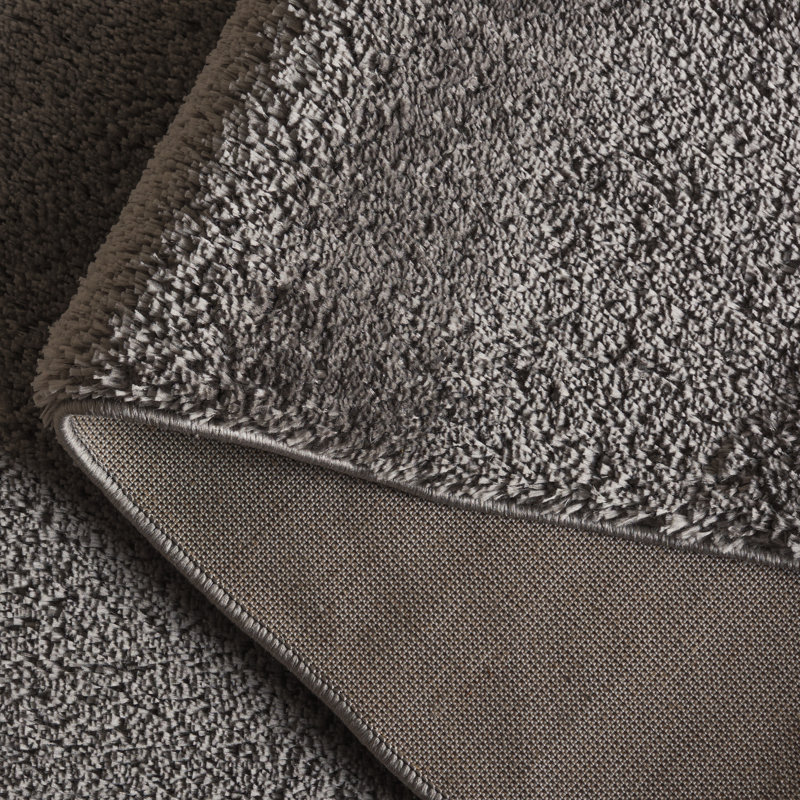 Paulina Penelope Shag Performance Solid Color Rug, Rectangle 5'3" x 7'6"