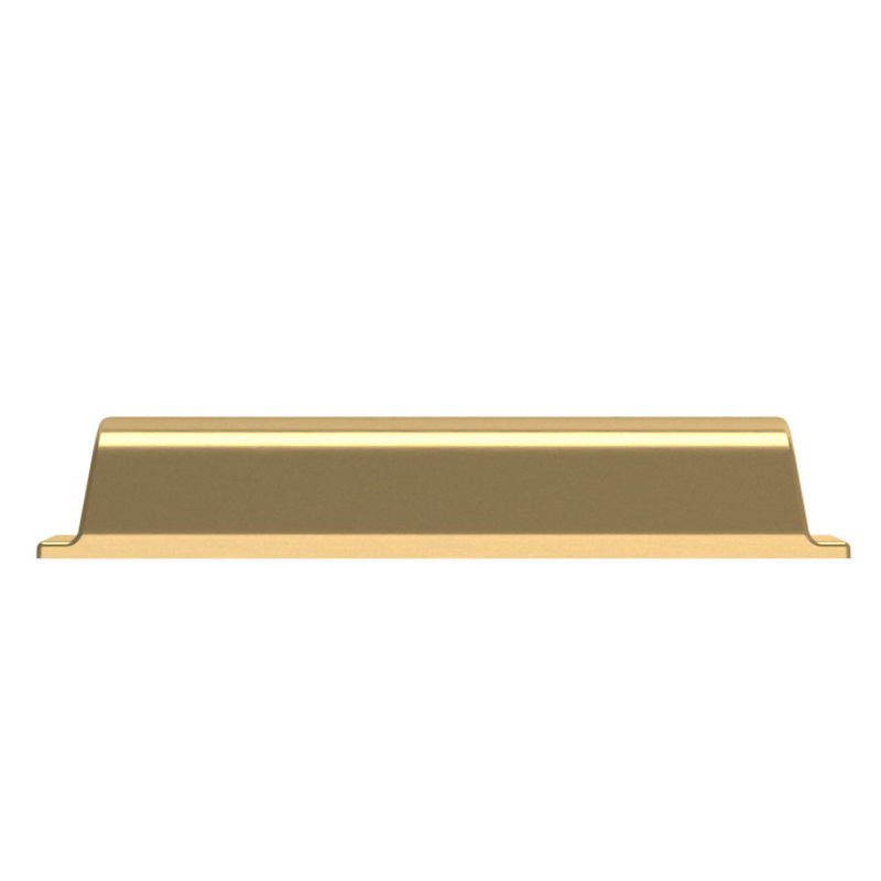 4422 Transitional Cup Pull, 6" CTC, Satin Brass