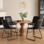 Chaise rembourrée en similicuir Ipke-1486414075