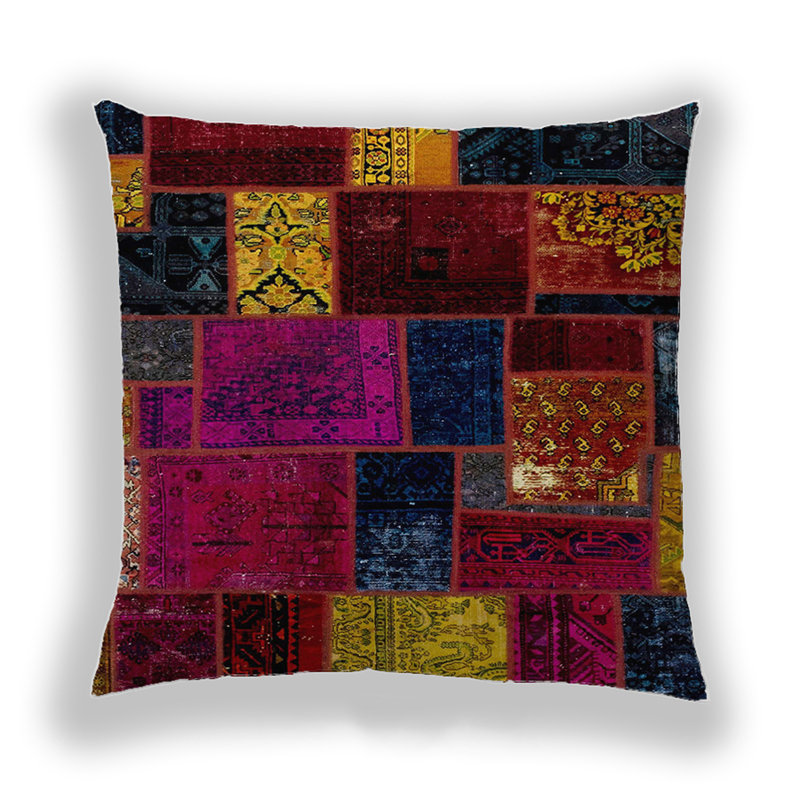 Coussin Abstract, Microsuède