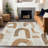 Machine Washable Indoor/Outdoor Cinead ACN1698 Ivory Rug-104615440