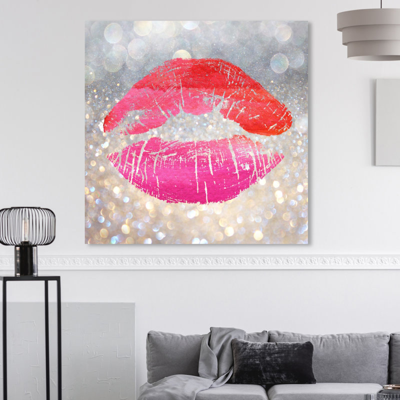 Marilyn's Kiss - Impression sur toile, Toile tendue, H 20 po x l 20 po