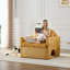 Fauteuil d'appoint surdimensionné en chenille de style moderne avec méridienne simple pour salon, chambre à coucher-917476842