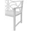 Banc de patio blanc moderne pour les espaces extérieurs - Structure en métal avec et accoudoirs, peut accueillir 2 à 3 personnes, antirouille, intempéries, cour, porche, antirouille pour balcon, protégé, convient à 2 à 3, processus d'assemblage facile