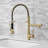 AWZTOO Pull Down Kitchen Faucet