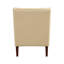 Fauteuil à oreilles classique rembourré beige capitonné capitonné luxueux et confortable, meubles de salon 1pc-134542008
