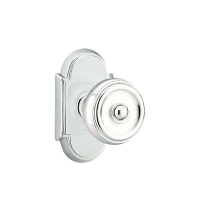 Emtek Key-in Single Cylinder Knobset w/ #8 Rosette and Waverly Knob