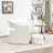 Kyah Upholstered Barrel Chair With Ottoman-1755270613