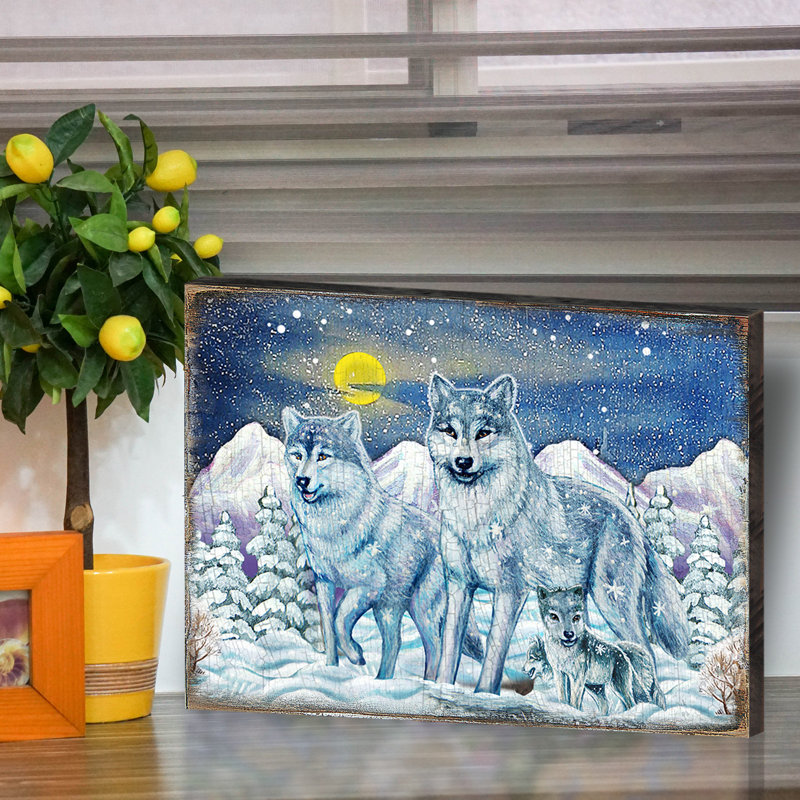 Bloc en bois wolfs Schauer, H 9 po x l 12 po x P 1 po