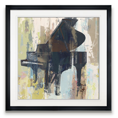 « rouge-gorge de piano »-impression de peinture