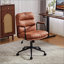 Chaise de bureau, chaise de bureau à dossier moyen avec roues et accoudoirs