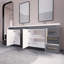 Ensemble de meuble-lavabo double 84 po Irline-1315193007